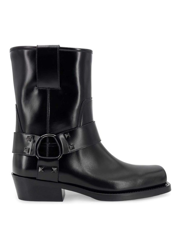 VALENTINO GARAVANI: Botines - Botas - Negro