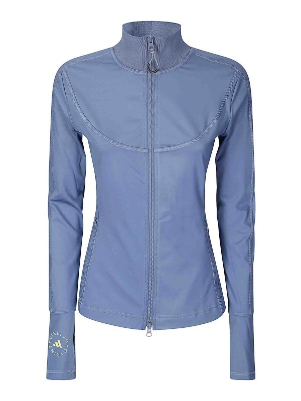 ADIDAS BY STELLA MCCARTNEY: Sudaderas y suéteres - Sudadera - Azul