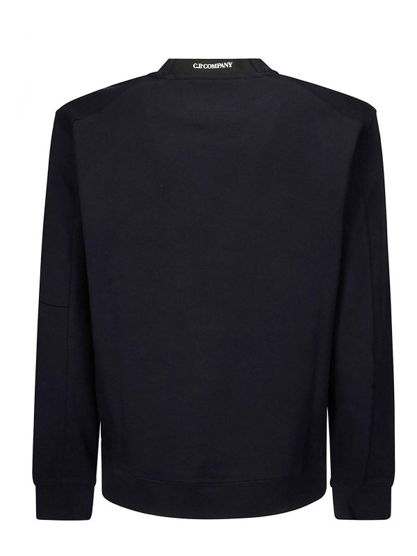 C.P. COMPANY: Strickpullover mit Rundhalsausschnitt online - Rundhalspullover - Blau