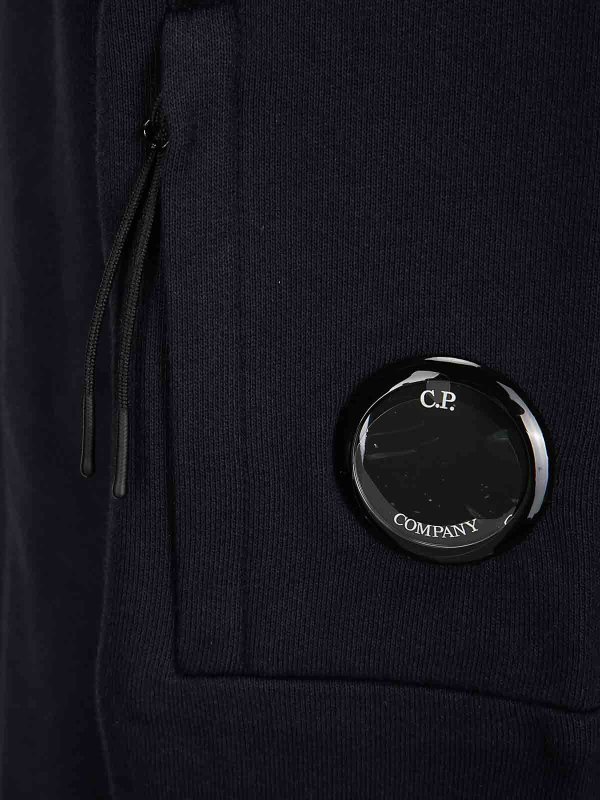 The Best Shops C.P. COMPANY: Strickpullover mit Rundhalsausschnitt - Rundhalspullover - Blau