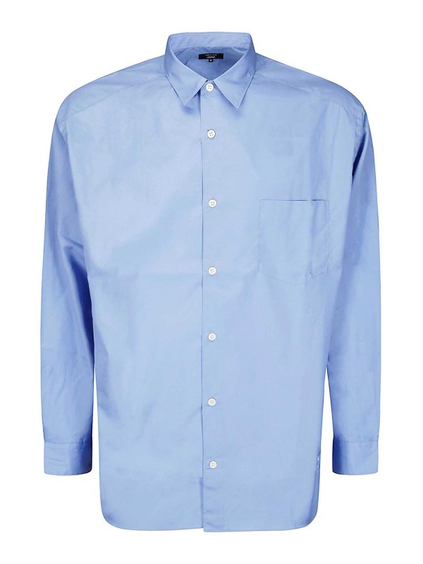 COMME DES GARÇONS HOMMES PLUS: Chemises - Chemise - Bleu