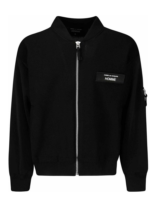 COMME DES GARÇONS HOMMES PLUS: Bombers - Bomber - Noir