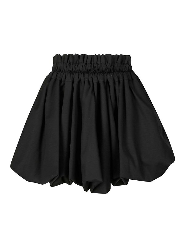 COMME DES GARCONS: ミニスカート - 膝丈/ミディスカート - 黒