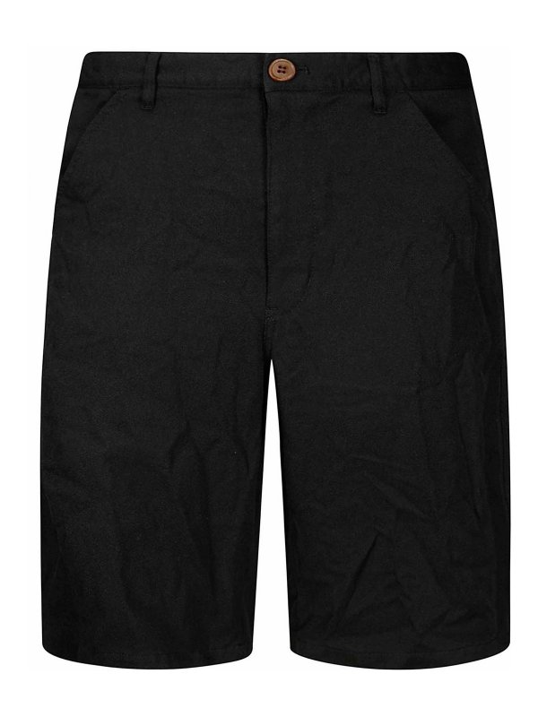 COMME DES GARCONS SHIRT: カジュアルトラウザー - カジュアルパンツ - 黒