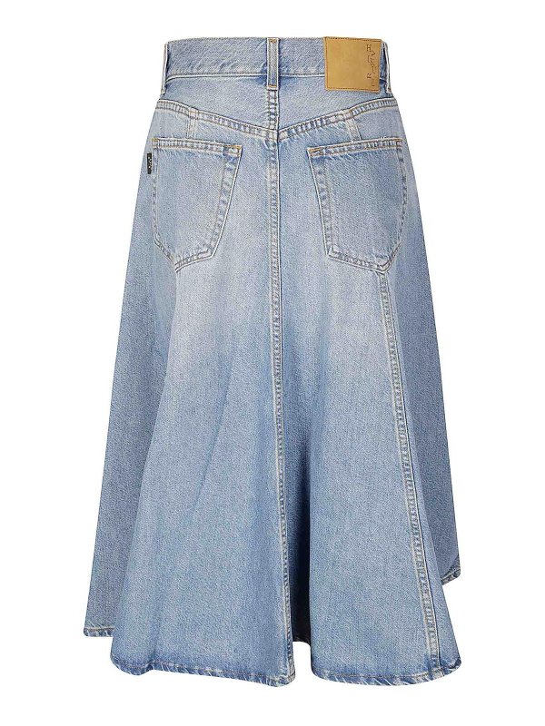 HAIKURE: ニーレングススカート＆ミディ丈 online - 膝丈/ミディスカート - ブルー