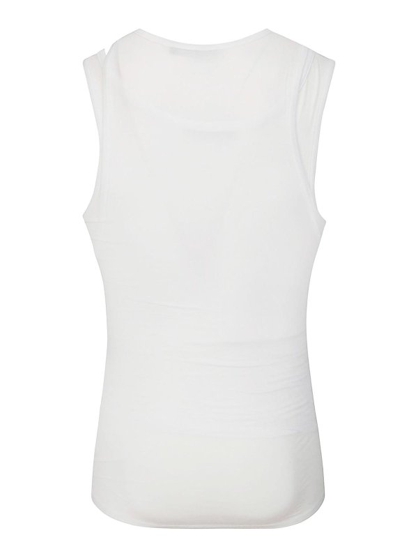 HELIOT EMIL: Tops y camisetas sin mangas online - Top - Blanco