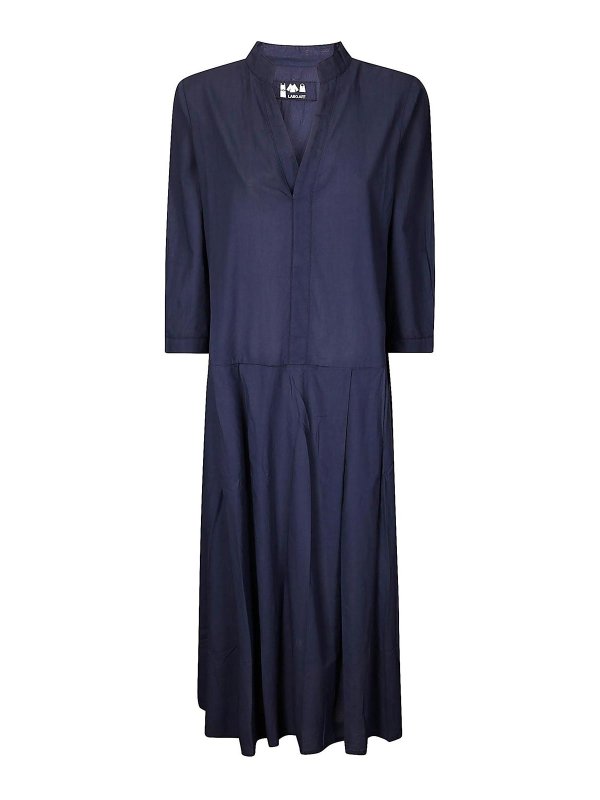 LABO.ART: ニーレングスドレス - 膝丈ドレス - ブルー