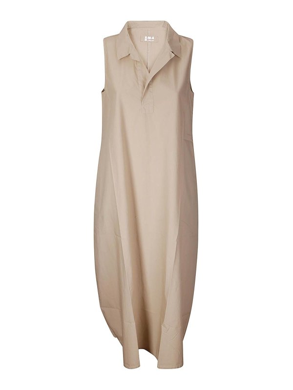 LABO.ART: ニーレングスドレス - 膝丈ドレス - ベージュ