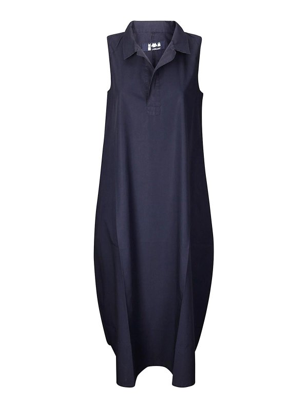 LABO.ART: ニーレングスドレス - 膝丈ドレス - ブルー