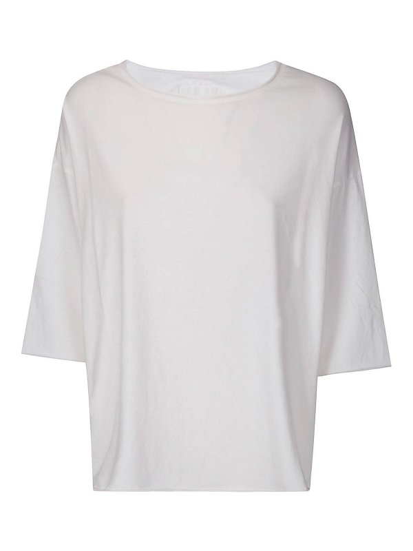 LABO.ART: Escotes barcos - Suéter Con Escote Barco - Blanco