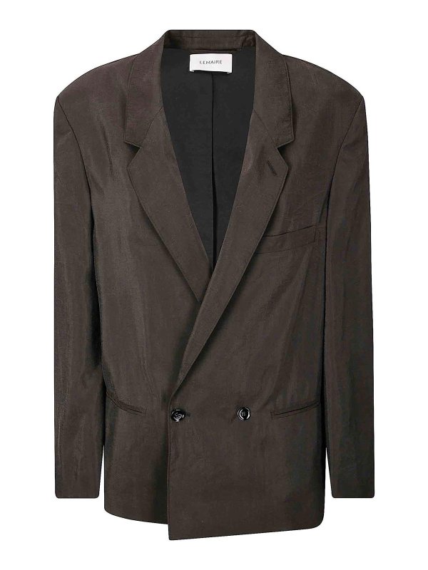 LEMAIRE: テーラードジャケット - テーラードジャケット - ブラウン