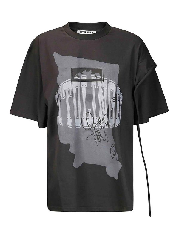 OTTOLINGER: T-shirts - T-Shirt - Schwarz