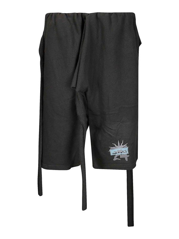 OTTOLINGER: Trousers Shorts - Otto Wrap Track Shorts