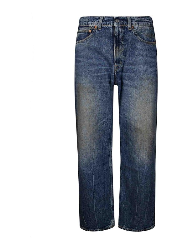 OUR LEGACY: Bootcut - Bootcut Jeans - Dunkles Jeansblau