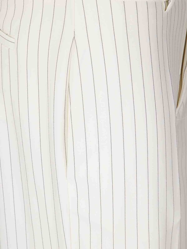 The Best Shops P.A.R.O.S.H.: Pantalones casual - Pantalón Casual - Blanco