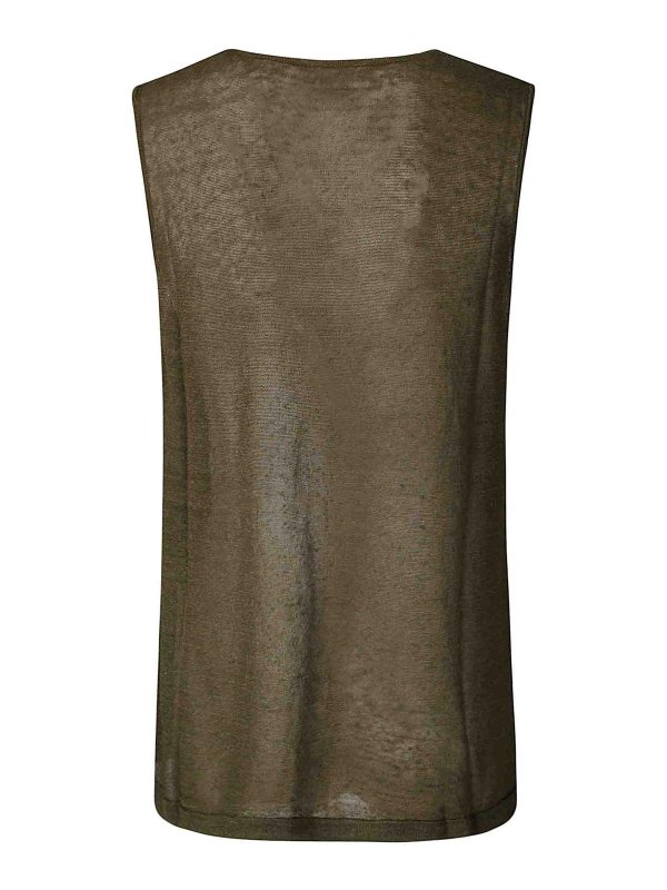 P.A.R.O.S.H.: Tops und Tank Tops online - Top - Dunkelgrün