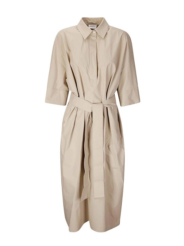 P.A.R.O.S.H.: マキシドレス - マキシドレス - ベージュ