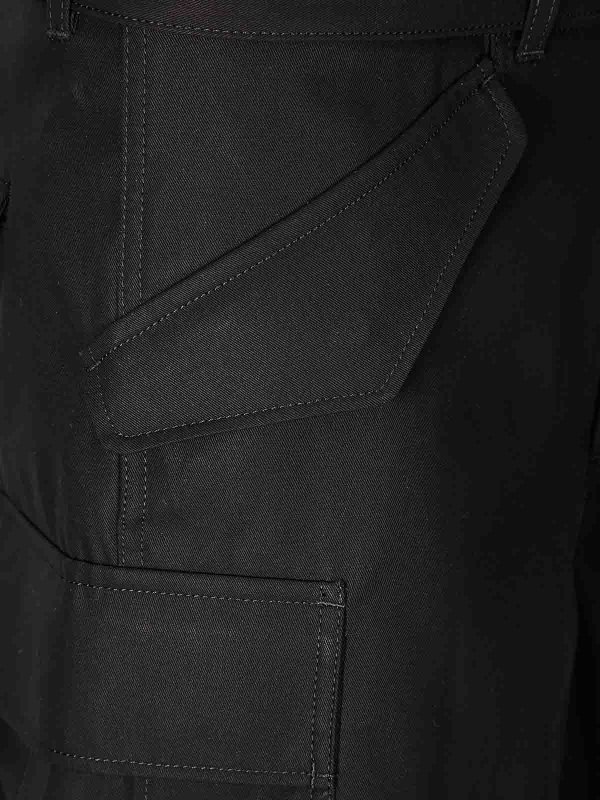 The Best Shops Sacai: Trousers Shorts - Cotton Twill Shorts