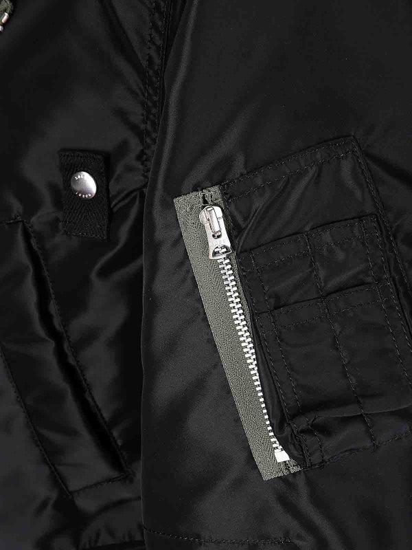 The Best Shops Sacai: カジュアルジャケット - カジュアルジャケット - 黒