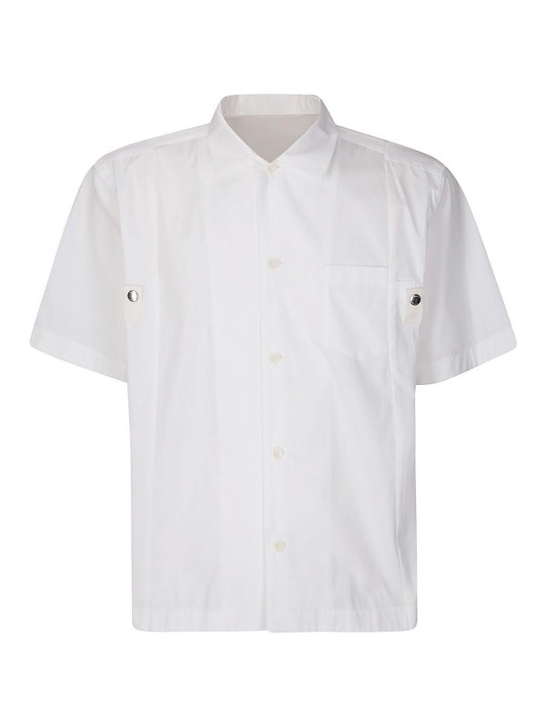 Sacai: Camisas - Camisa - Crema