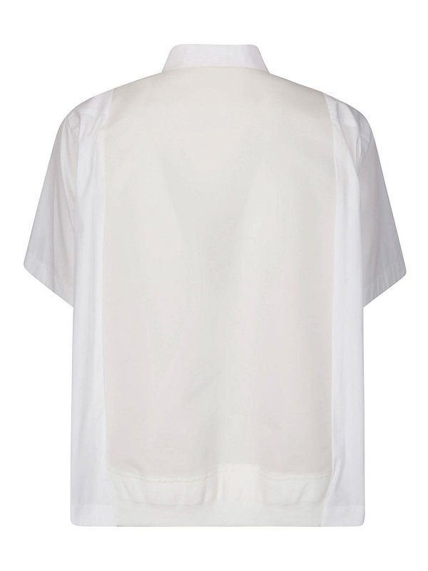 Sacai: Camisas online - Camisa - Crema