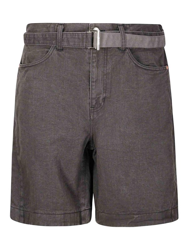 Sacai: Shorts - Short - Gris