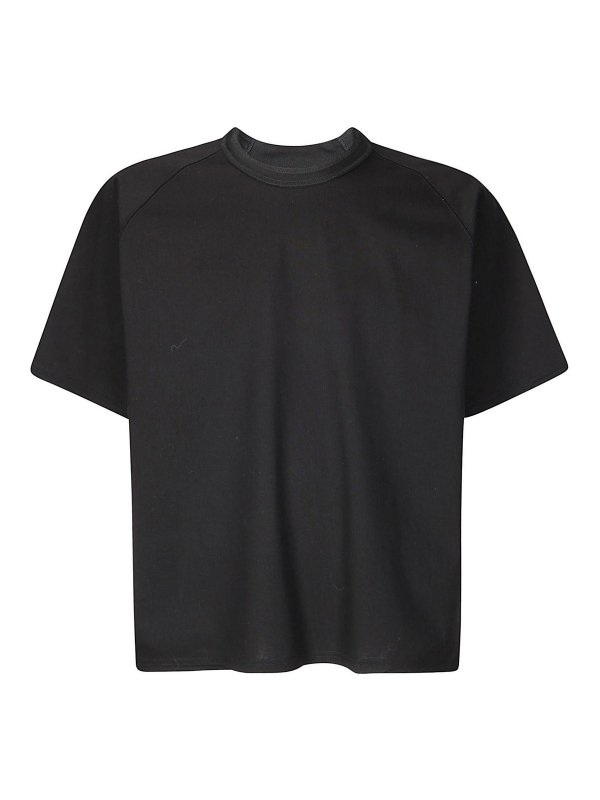 Sacai: t-shirt - T-shirt in maglia di cotone