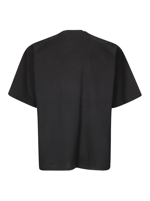 Sacai: t-shirt online - T-shirt in maglia di cotone