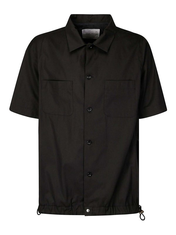 Sacai: シャツ - シャツ - 黒