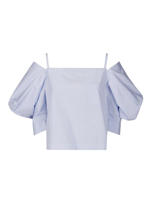 Sacai: トップス＆タンクトップ - トップ/タンクトップ - ライトブルー