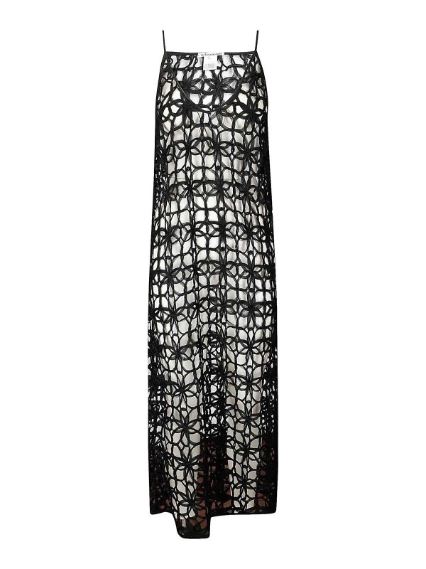 STEFANO MORTARI: Knielange Kleider - Knielanges Kleid - Schwarz