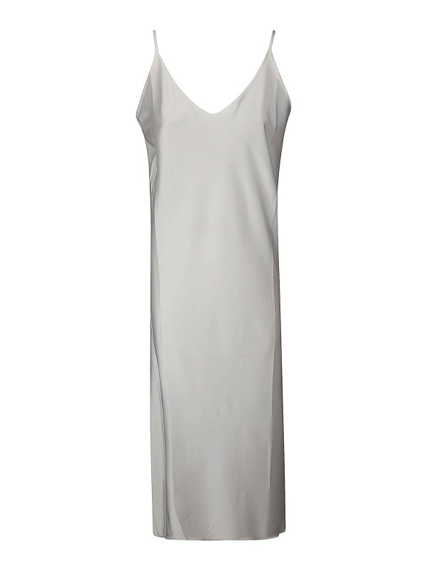 STEFANO MORTARI: Robe longueur genou - Robe Au Genou - Blanc