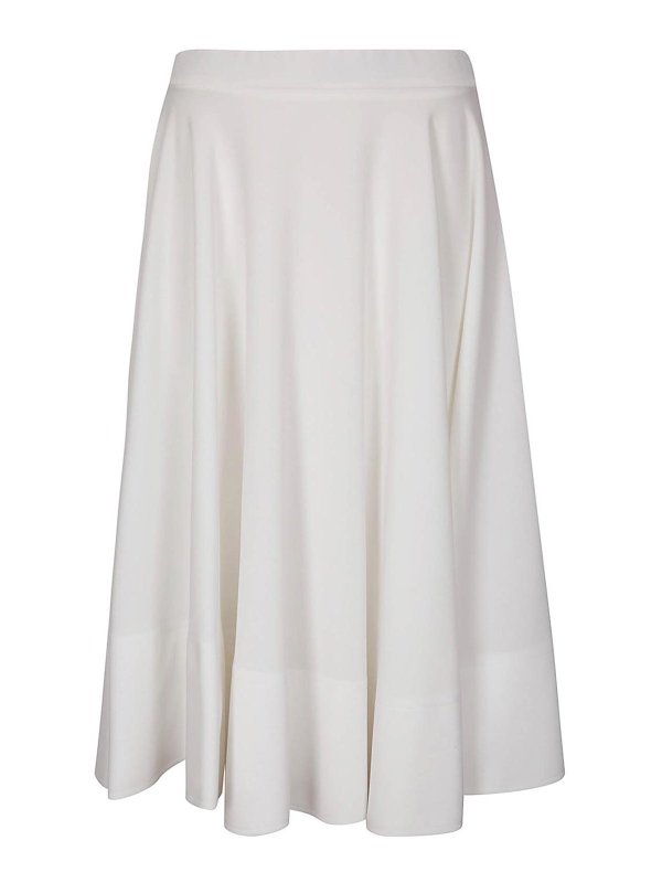 STEFANO MORTARI: Knielange und Midi Röcke - Midirock - Weiß