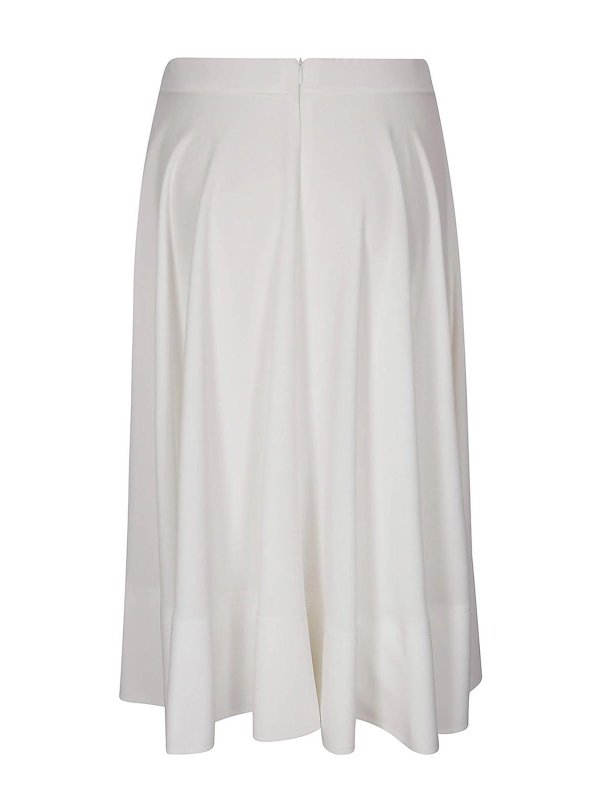 STEFANO MORTARI: Knielange und Midi Röcke online - Midirock - Weiß