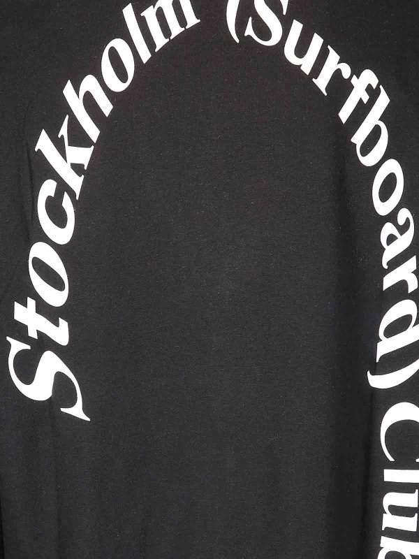 The Best Shops STOCKHOLM (SURFBOARD) CLUB: T-shirts - T-Shirt - Noir