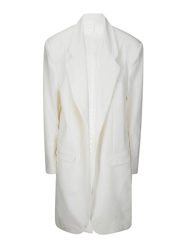 ACT N°1: blazers - Deconstructed Corset Wool Blazer