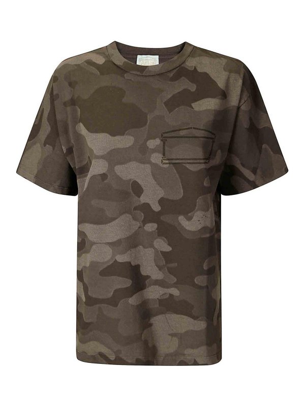 ARIES: t-shirts - Aged Camo Ss Tee