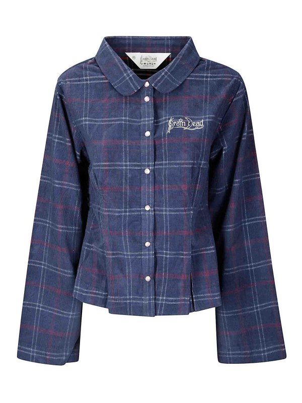 BRAIN DEAD: シャツ - シャツ - ブルー