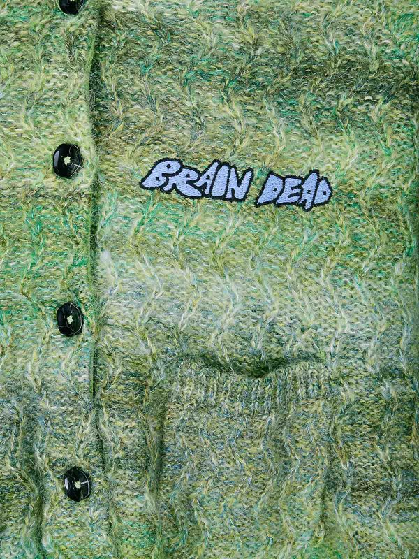 The Best Shops BRAIN DEAD: cardigans - Isa Scalloped Cardigan