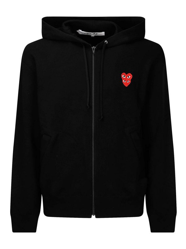 COMME DES GARCONS SHIRT: Sweatshirts & Pulls - Sweat-Shirts - Noir