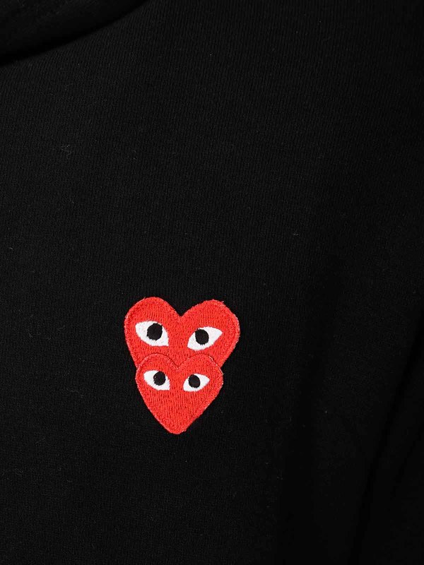 The Best Shops COMME DES GARCONS SHIRT: Sweatshirts & Pulls - Sweat-Shirts - Noir