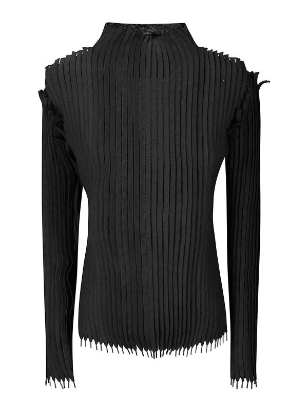 INSTITUTION: トップス＆タンクトップ - トップ/タンクトップ - 黒