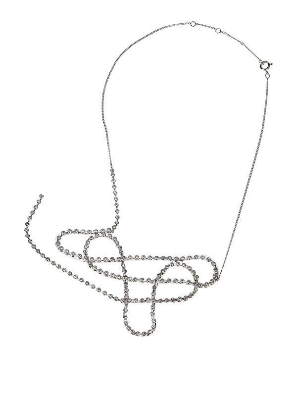 DRIES VAN NOTEN: Necklaces & Chokers - Silver Necklace