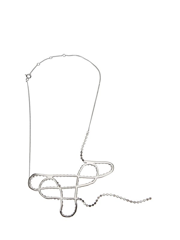 DRIES VAN NOTEN: Necklaces & Chokers online - Silver Necklace