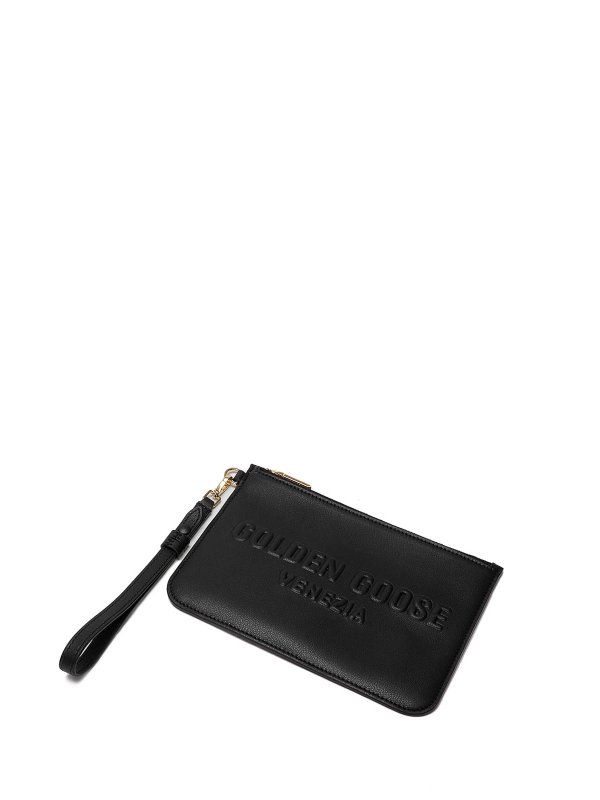 GOLDEN GOOSE: Bolso clutch online - Bolso Clutch - Negro