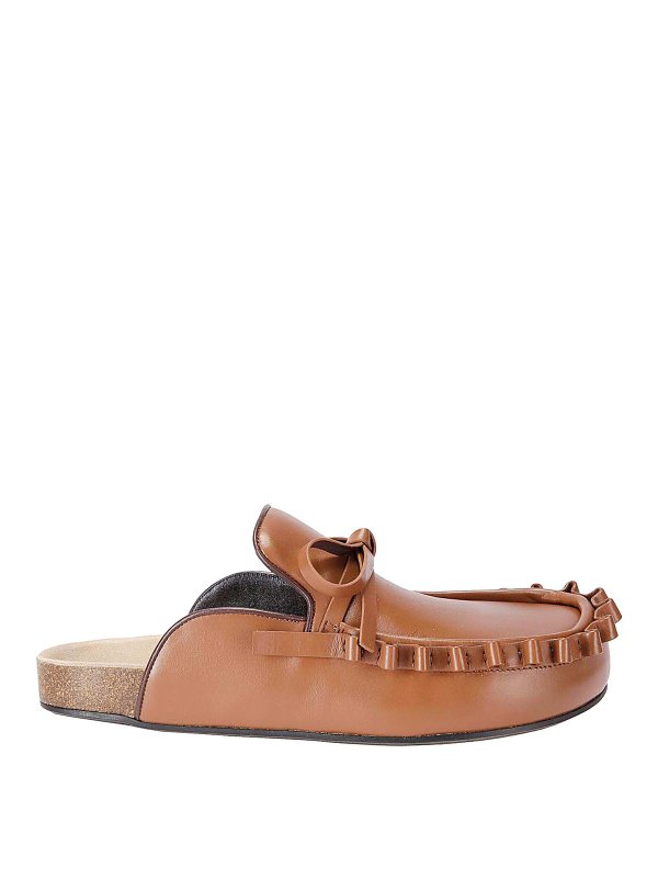 J.W. ANDERSON: Loafers & Slippers - Leather loafers