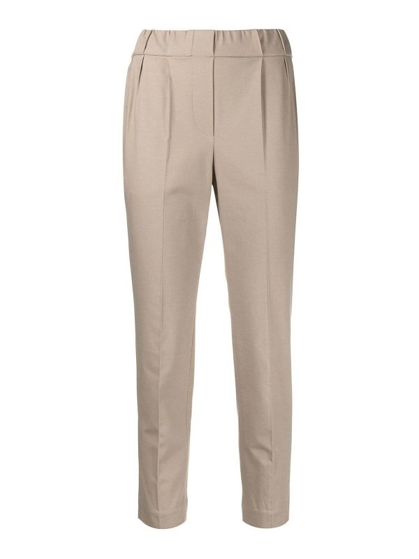 BRUNELLO CUCINELLI: テーラードトラウザー - ショートパンツ - ベージュ