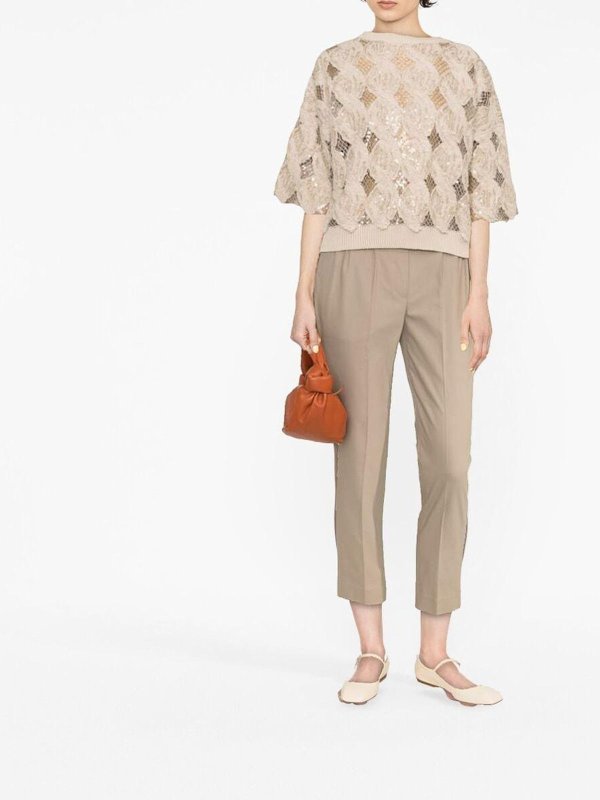 BRUNELLO CUCINELLI: テーラードトラウザー online - ショートパンツ - ベージュ