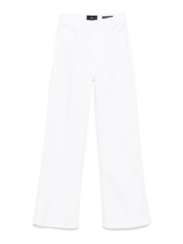 7 FOR ALL MANKIND: ブーツカットジーンズ - ブーツカットジーンズ - 白