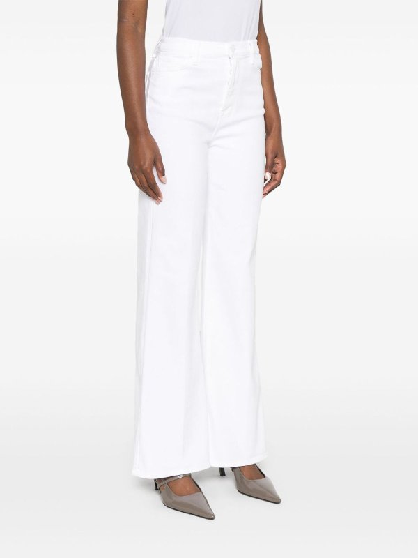 The Best Shops 7 FOR ALL MANKIND: ブーツカットジーンズ - ブーツカットジーンズ - 白